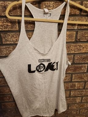 Next Level Apparel Light Gray Loki Tank Top Size XXl